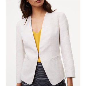 LOFT Linen Twill Blazer NWOT